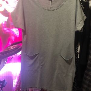 New Ladies Lexington LAvenue Tunic Grey sz 1X